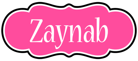 Zaynab invitation logo