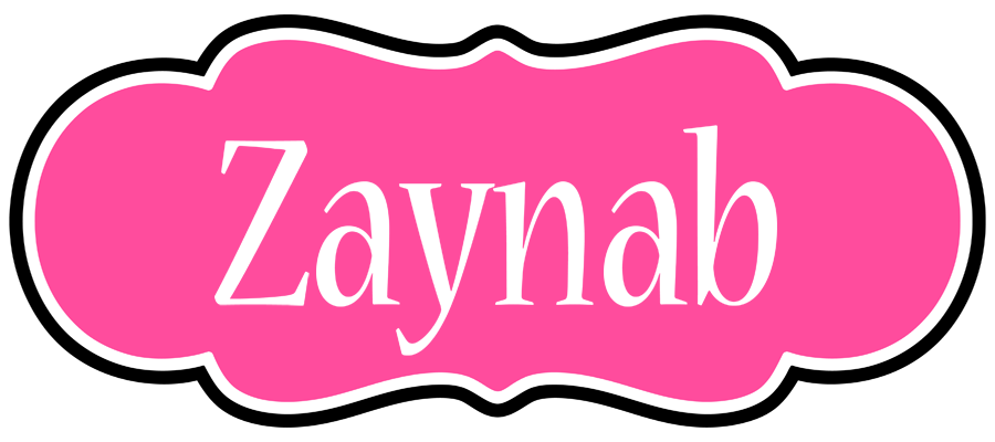 Zaynab invitation logo
