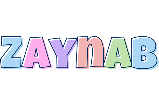 Zaynab pastel logo