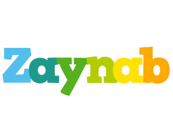 Zaynab rainbows logo