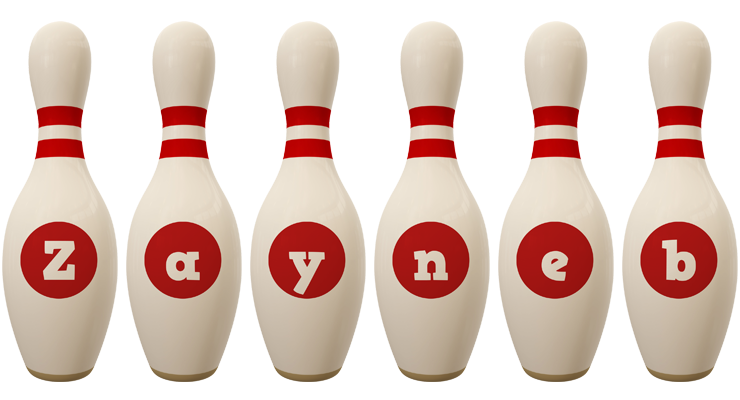 Zayneb bowling-pin logo