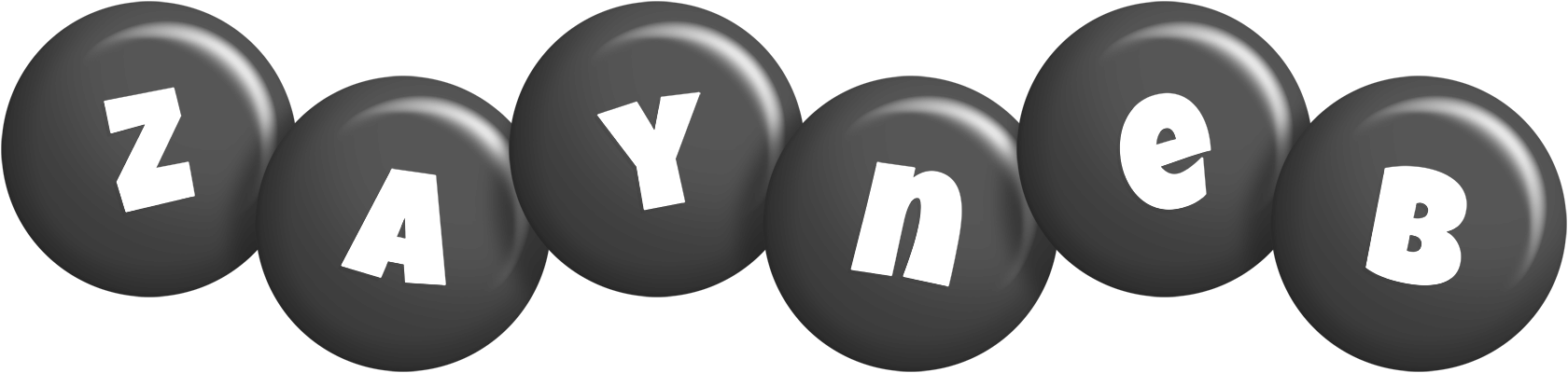 Zayneb candy-black logo