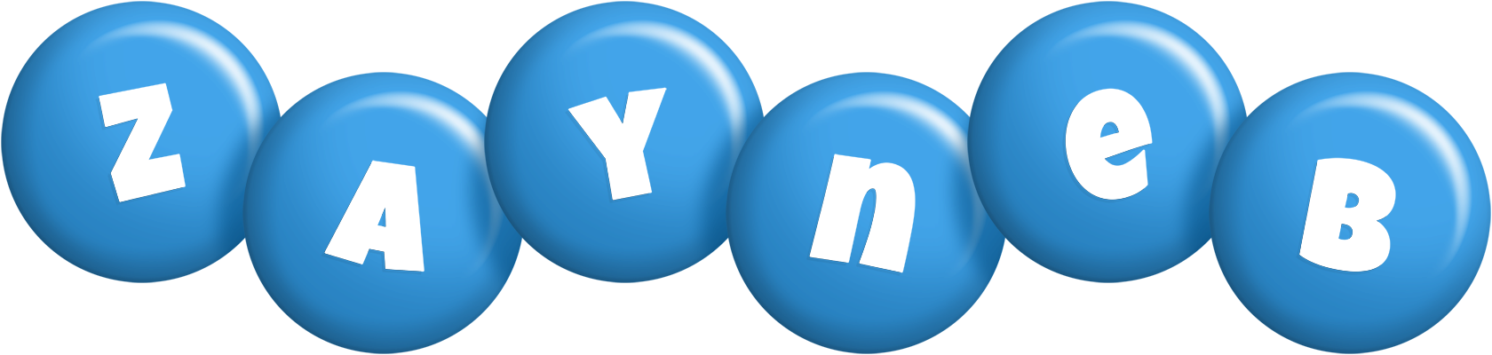 Zayneb candy-blue logo