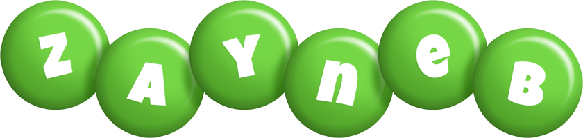 Zayneb candy-green logo