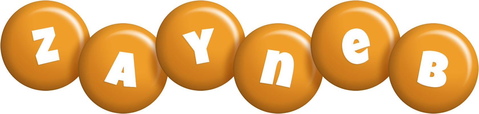 Zayneb candy-orange logo