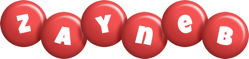 Zayneb candy-red logo