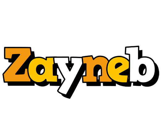 Zayneb cartoon logo