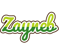 Zayneb golfing logo