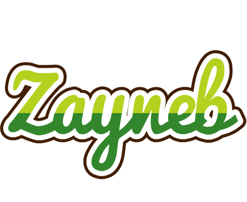 Zayneb golfing logo