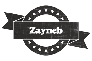 Zayneb grunge logo