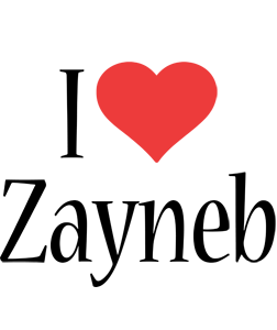 Zayneb i-love logo