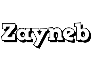 Zayneb snowing logo