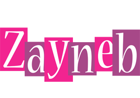 Zayneb whine logo