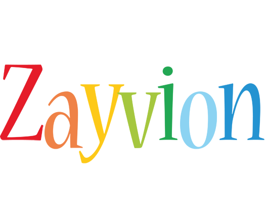 Zayvion birthday logo