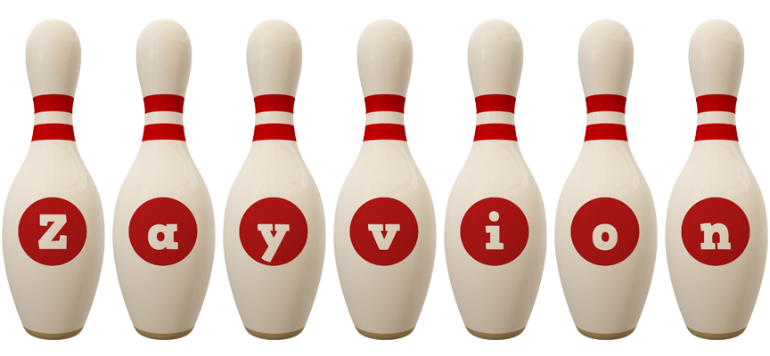 Zayvion bowling-pin logo