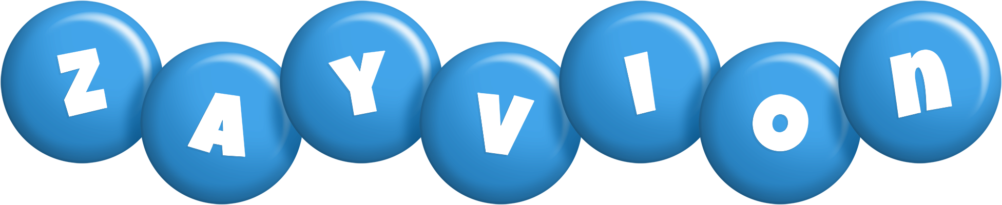 Zayvion candy-blue logo
