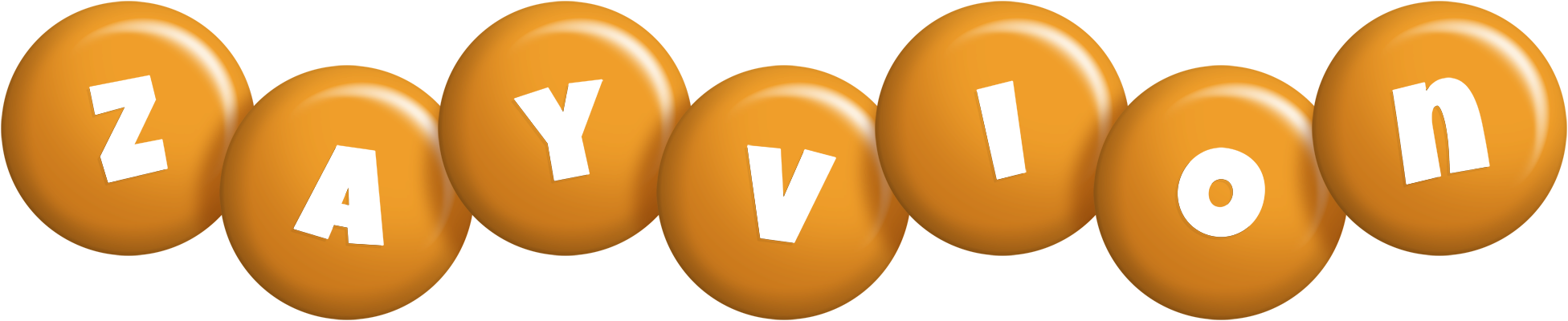 Zayvion candy-orange logo