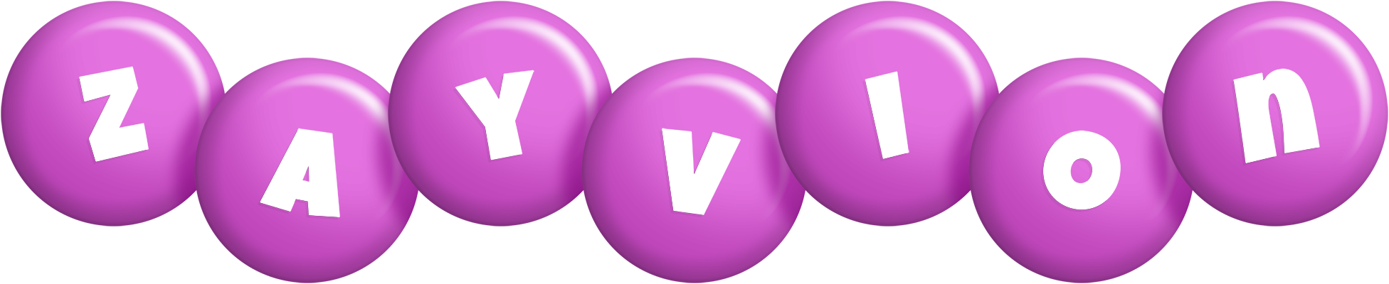 Zayvion candy-purple logo