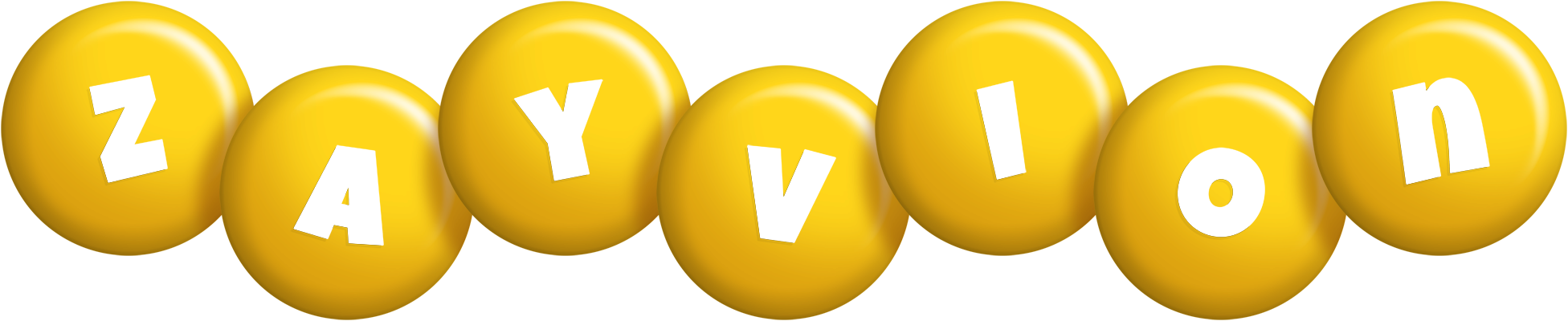 Zayvion candy-yellow logo