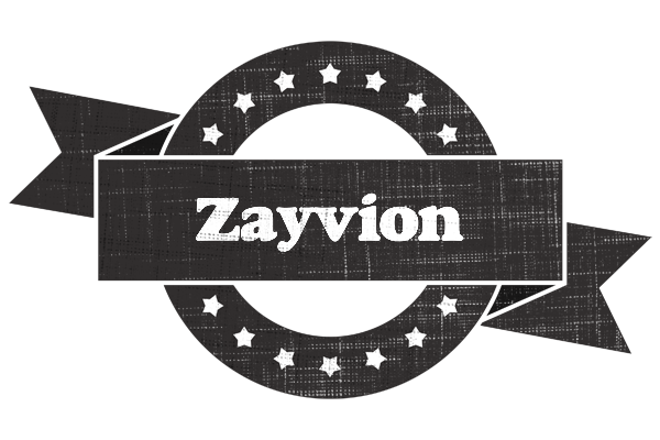 Zayvion grunge logo