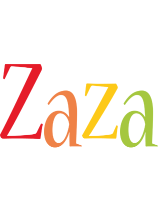 Zaza birthday logo