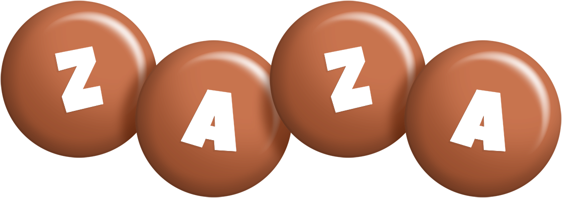 Zaza candy-brown logo