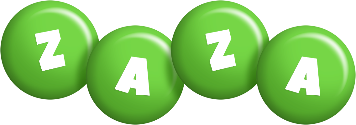 Zaza candy-green logo