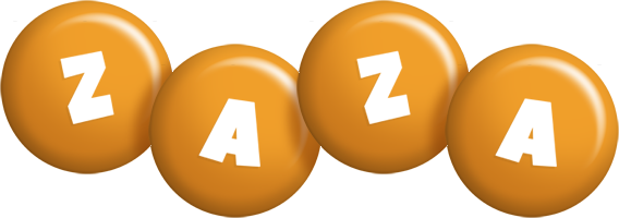 Zaza candy-orange logo