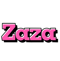 Zaza girlish logo