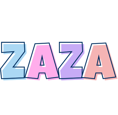 Zaza pastel logo