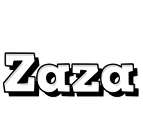 Zaza snowing logo