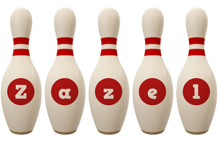 Zazel bowling-pin logo