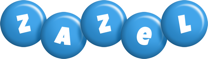 Zazel candy-blue logo