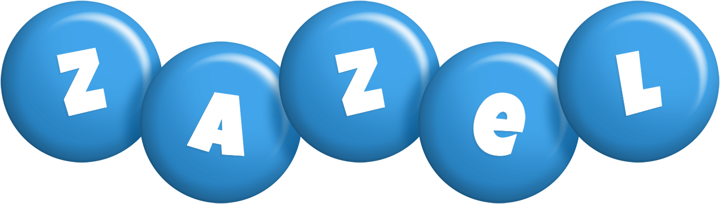 Zazel candy-blue logo