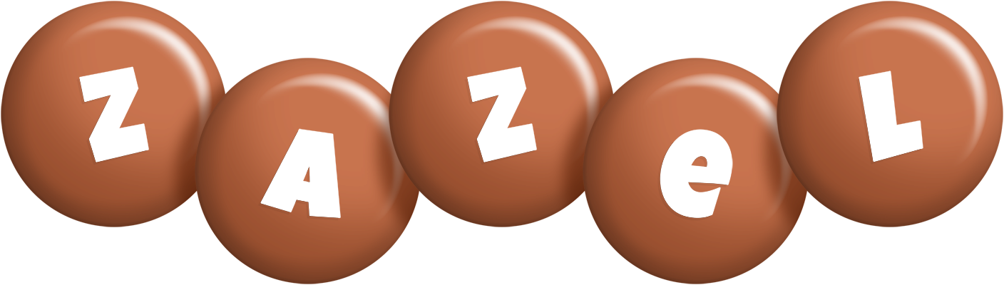 Zazel candy-brown logo