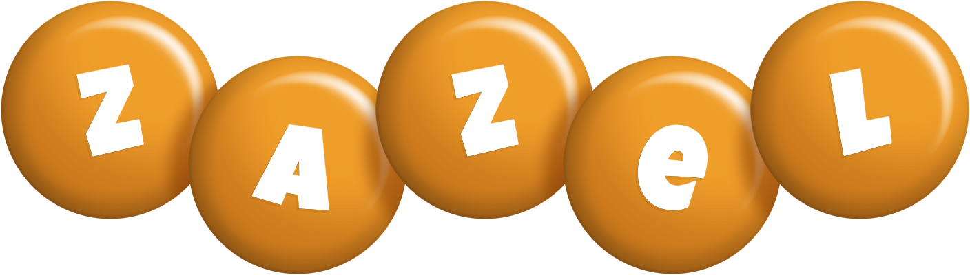 Zazel candy-orange logo
