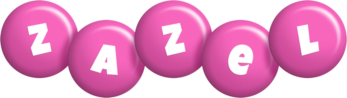 Zazel candy-pink logo