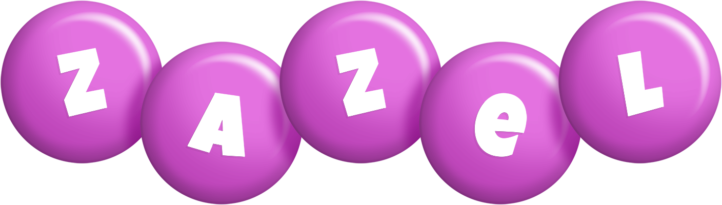 Zazel candy-purple logo