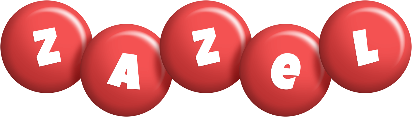 Zazel candy-red logo