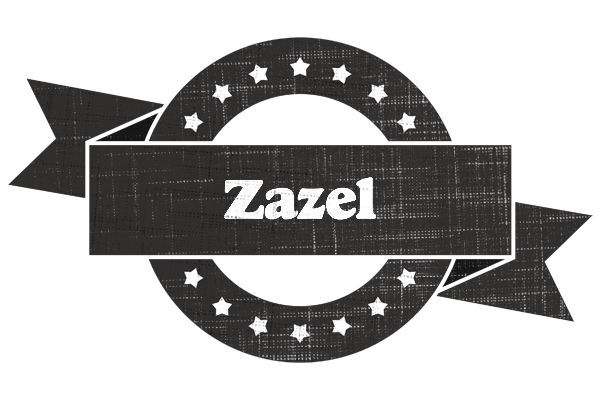 Zazel grunge logo