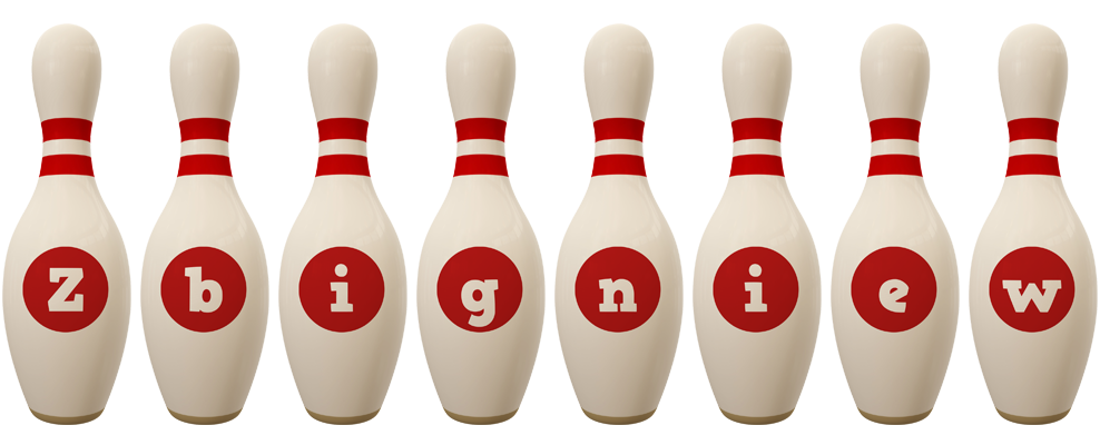 Zbigniew bowling-pin logo