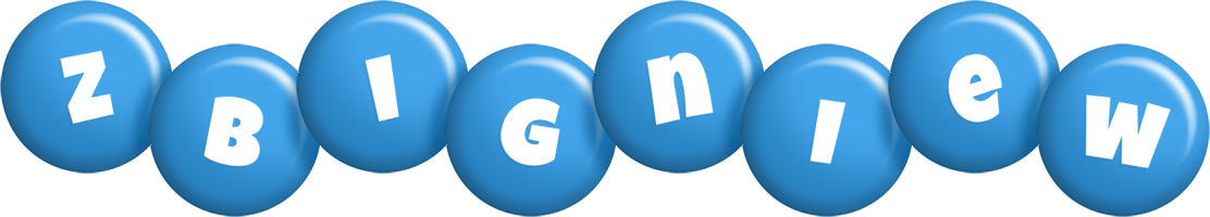 Zbigniew candy-blue logo
