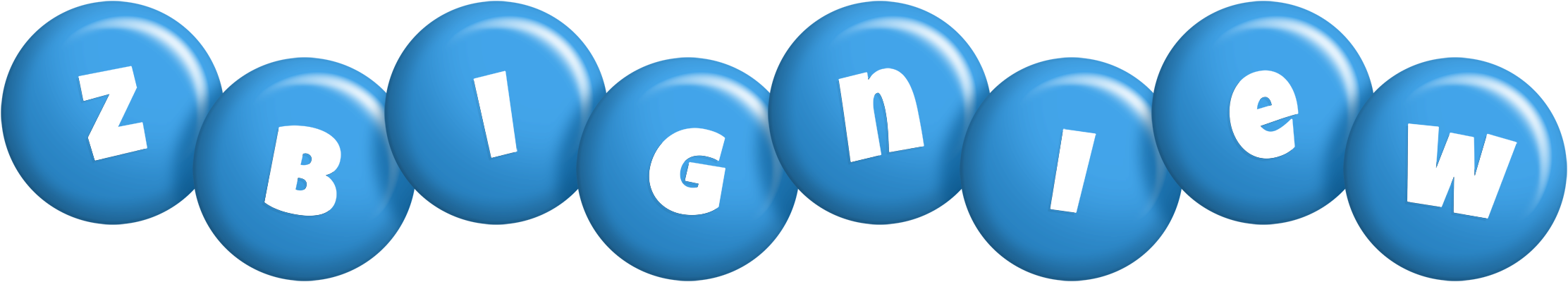 Zbigniew candy-blue logo