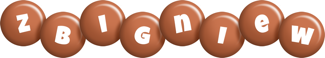 Zbigniew candy-brown logo