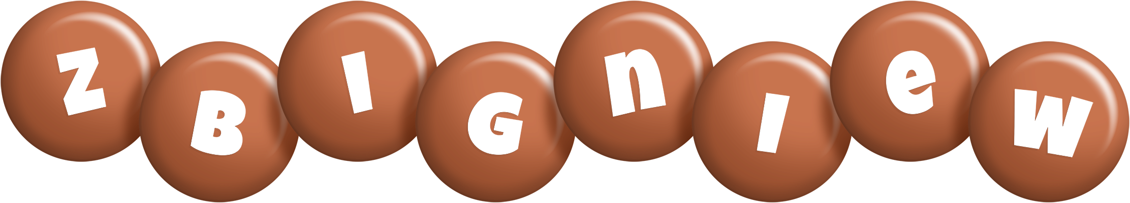 Zbigniew candy-brown logo