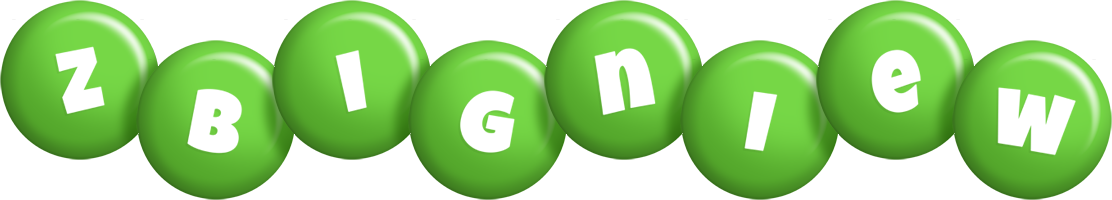 Zbigniew candy-green logo