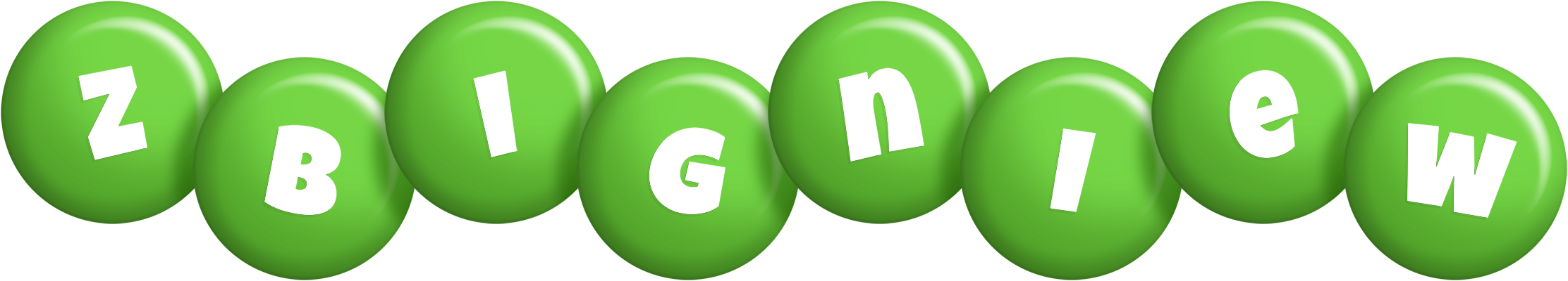 Zbigniew candy-green logo