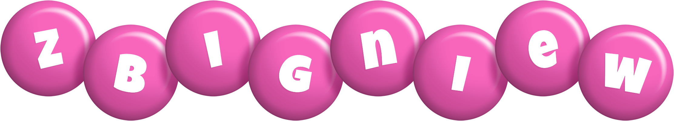Zbigniew candy-pink logo