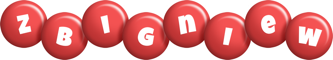 Zbigniew candy-red logo