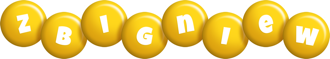 Zbigniew candy-yellow logo